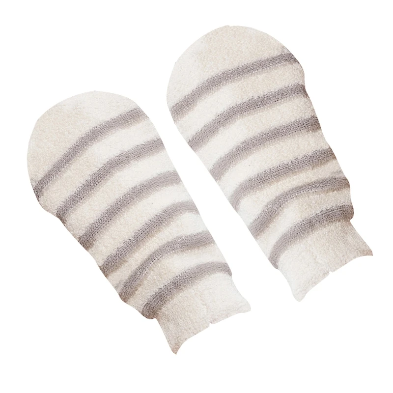 Bath Gloves Household Shower Towel Scrub Body Wash Home Supply Elastic Wipe Back Bathing Cleaning Gloves for Adults