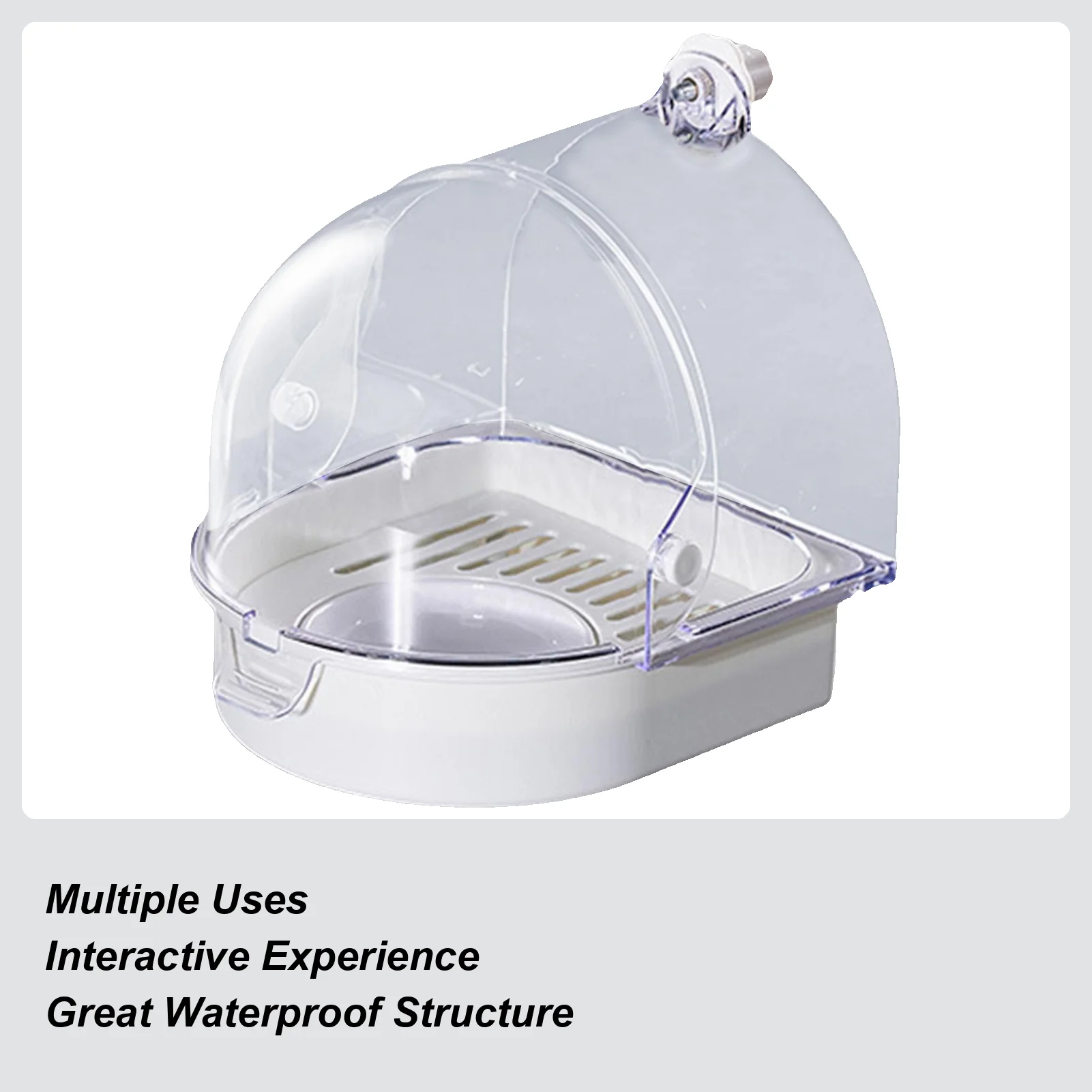 

Клетка для птиц, ванна, душ, ванна, чаша, брызгозащищенная прозрачная клетка, ванна для птиц для внутреннего окна, корелла, Conure, канарейка, колибри