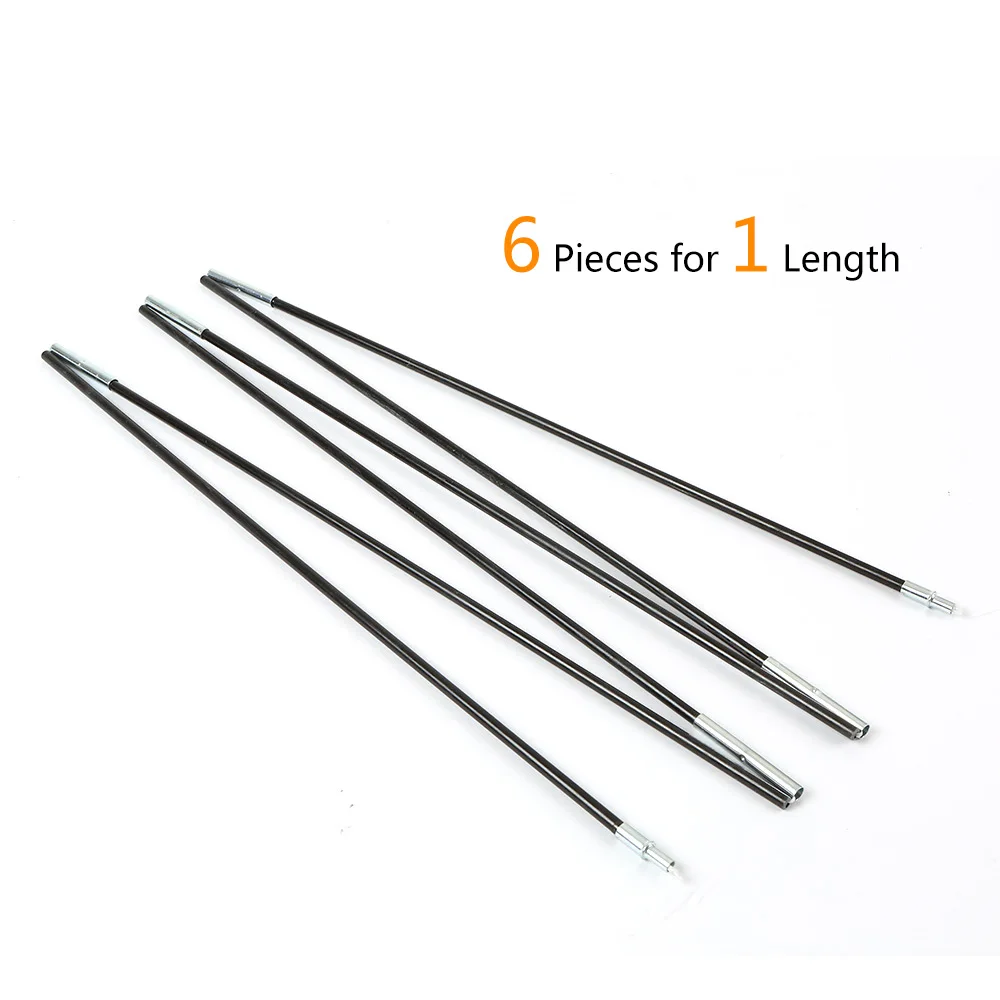 Outdoor Tools Tent Accessories 3.9m Tent Rod Glass Fiber Replacement Tent Pole Kit Sun Shelter Camping Hiking Tent Accessories