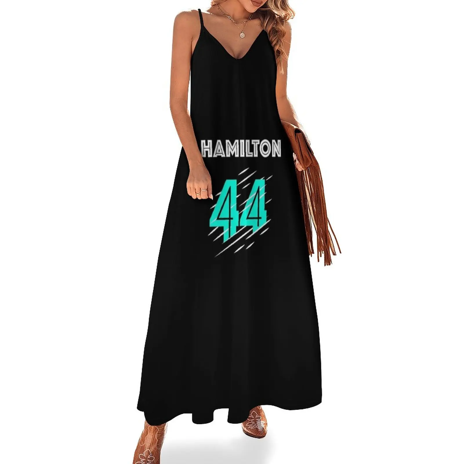 

New f1 Lewis Hamilton Sleeveless Dress summer dresses for women 2023 summer clothes for women ceremony dresses Summer skirt