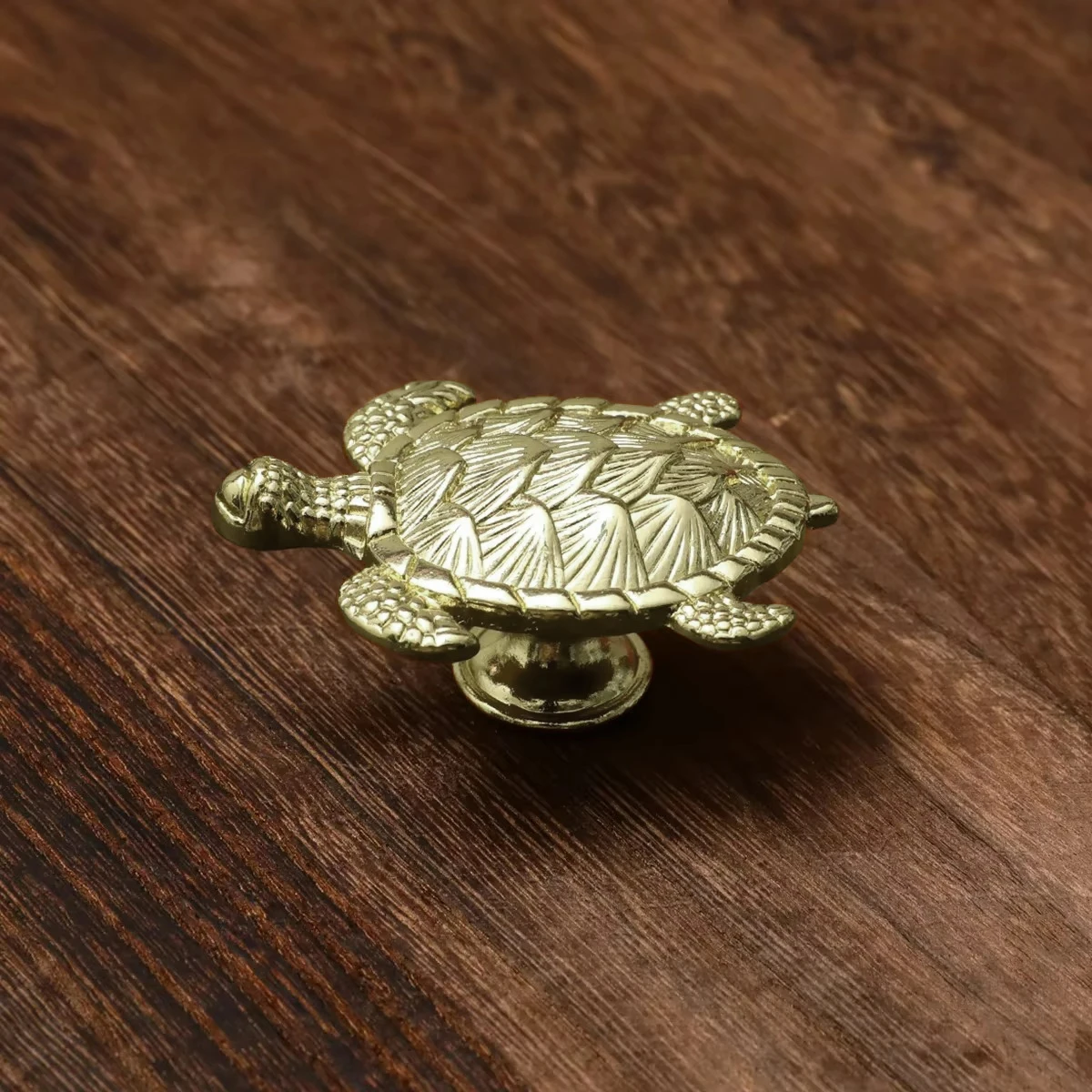 Copper Color Furniture Handles  Turtle-shaped Drawer Knobs Handles for Cabinets and Drawers Dresser Knobs Wardrobe Pulls