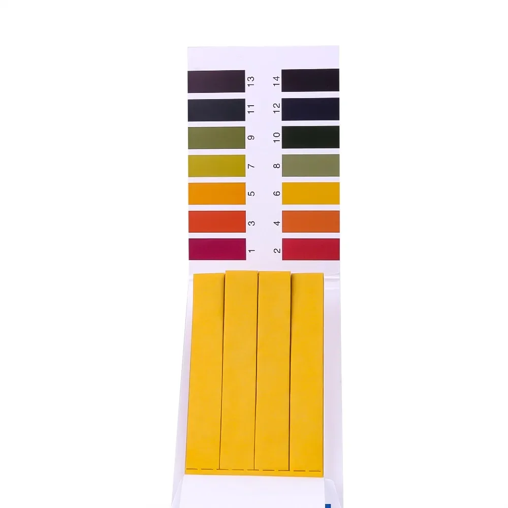 80pcs/pack Litmus Paper Strips With Color Chart Take Accurate Alkaline/acid Tests The Scale Reads From 1 To 14