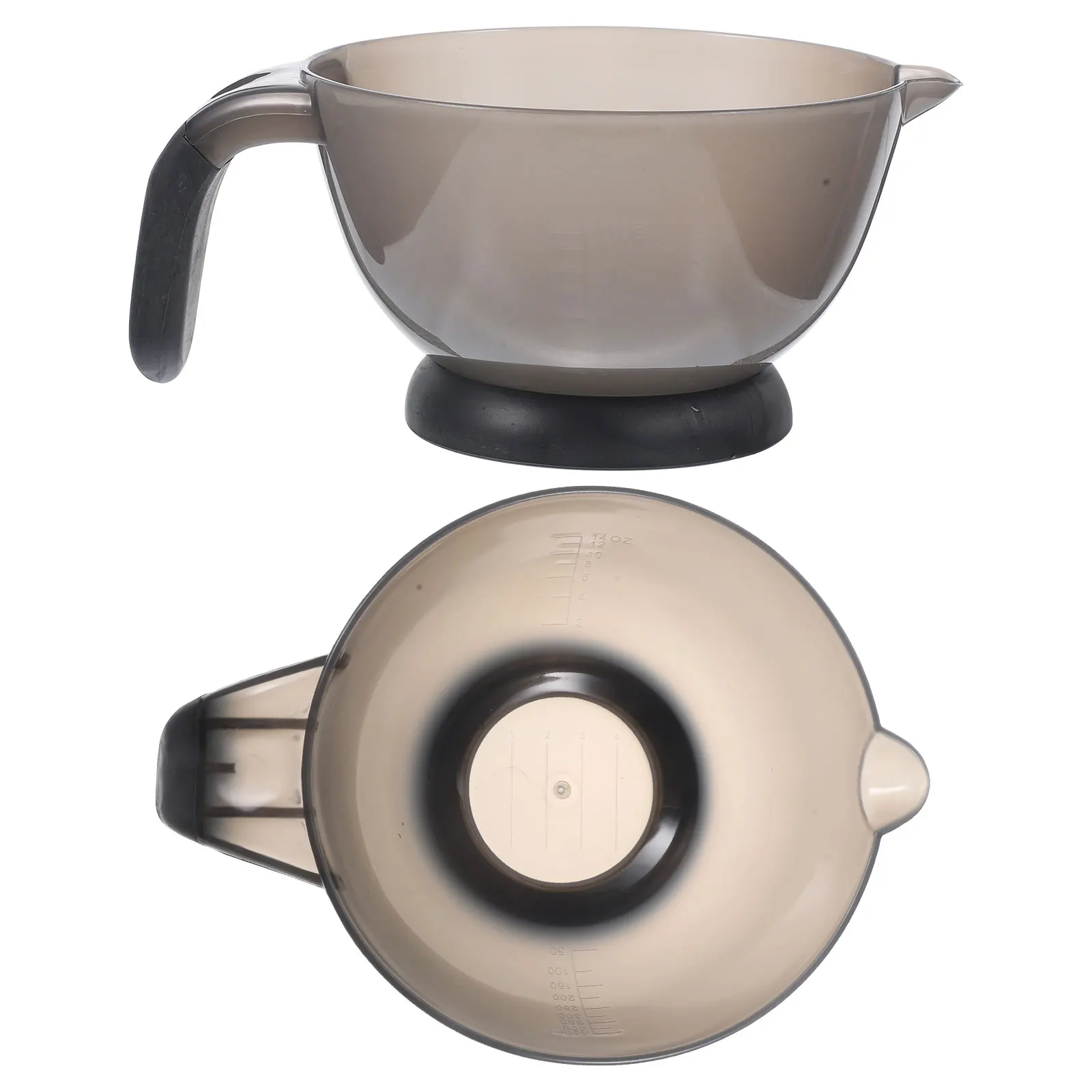 

2pcs Thickened Hair Dye Bowls Color Mixing Bowl With Handle For Salon Reusable Tinting Bowl Set Hair Coloring Tools