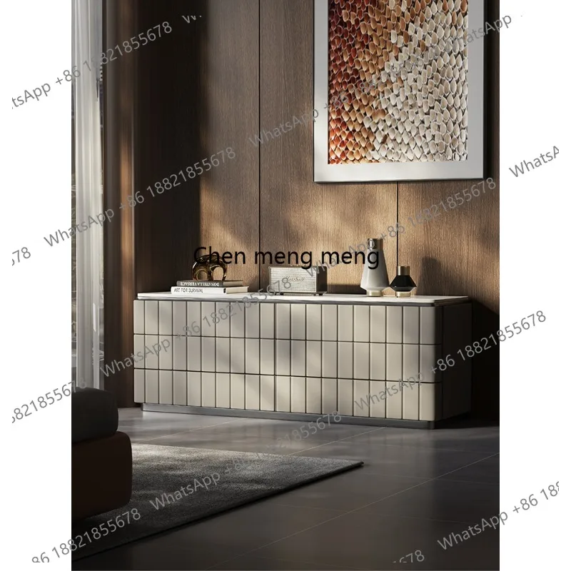 

Итальянский минималистичный шкаф с шестью ящиками, светильник для ТВ, роскошный высококачественный настенный органайзер для хранения