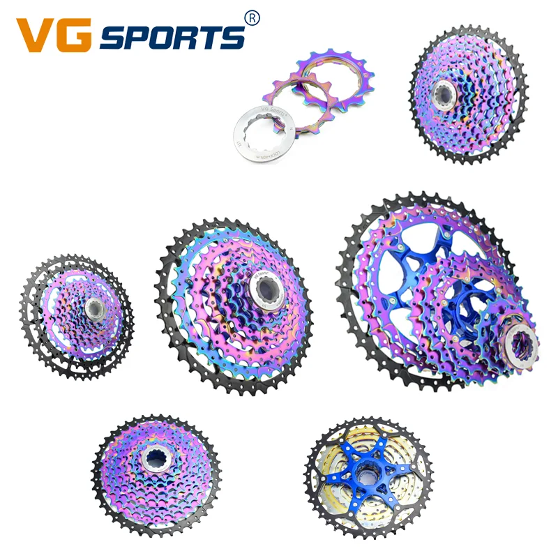 VG Sports 8s/9s/10s/11s/12s 40T 42T 46T 50T Bicycle Sprocket Cogs Bike Freewheel Sprocket 8/9/10/11/12 Speed Split Type For HG
