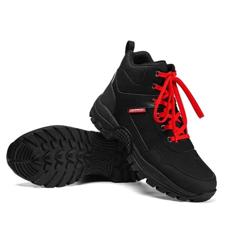 Man Motorcycle Riding Boots Knight Motorized Motocross Commuting Protection Motorbike Boot Non-slip Ventilate Reflective