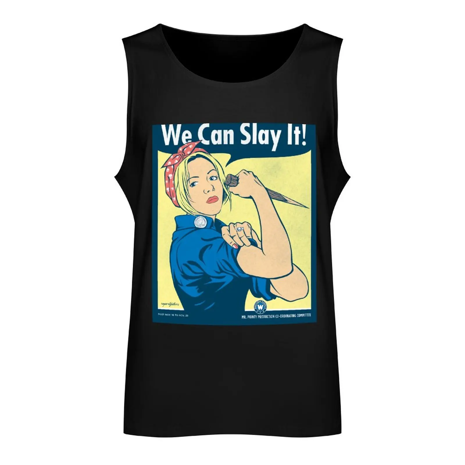 Buffy the Riveter Tank Top t-shirt Men's bodybuilding men clothes