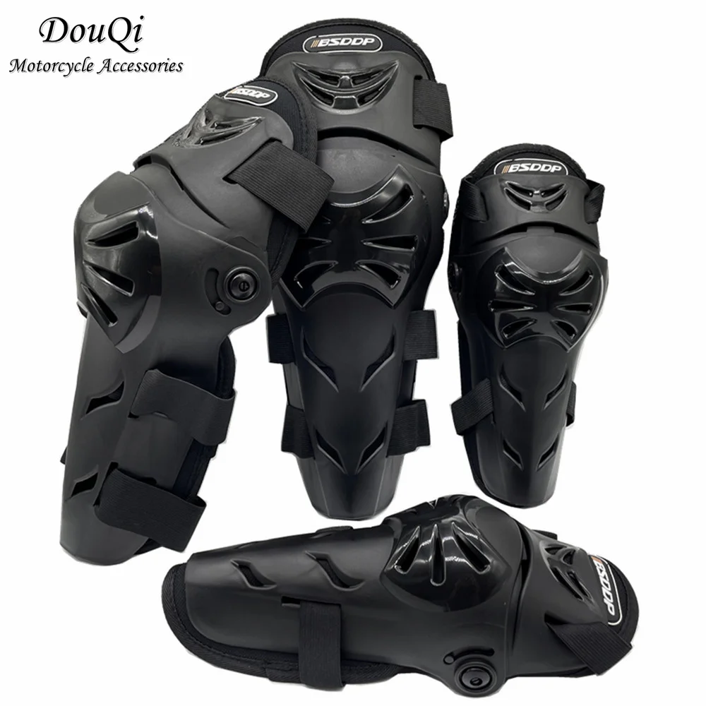 

Motorcycle Knee Pads Elbow Pads Breathable Racing Skating Off-Road Guards Outdoor Protection Riding Cross Rodilleras Moto 4Pcs