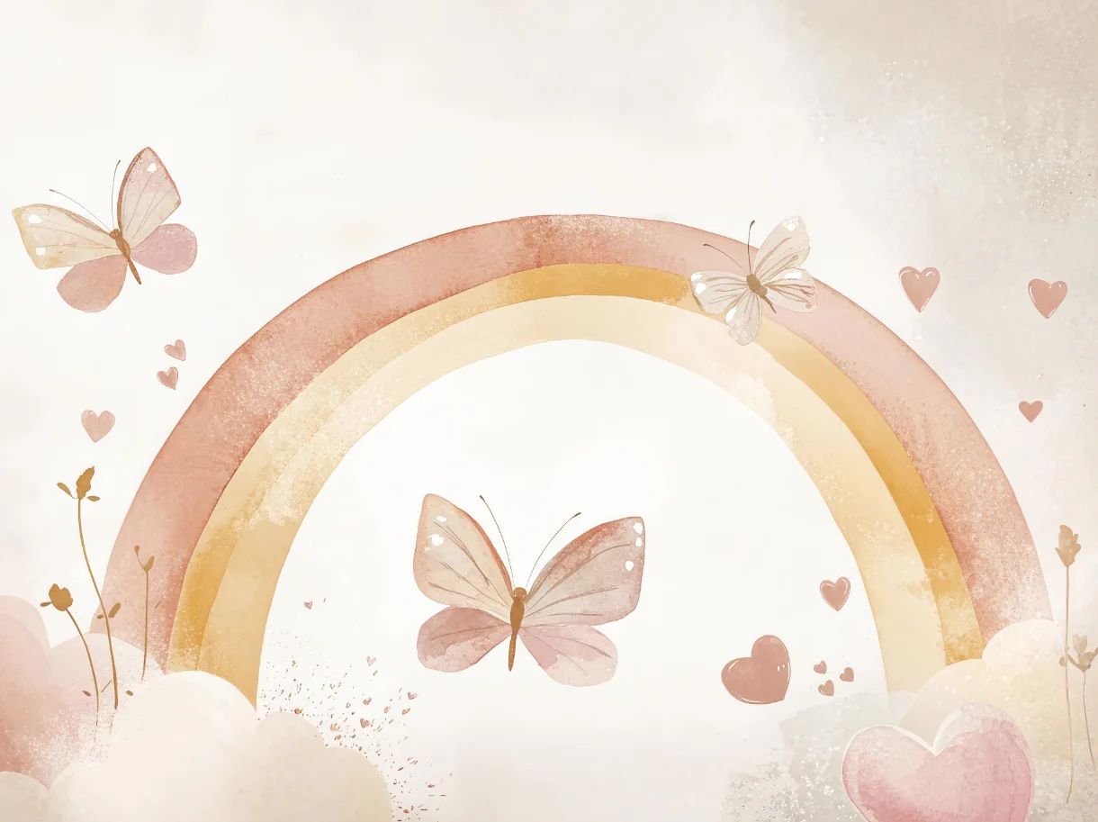 Customized 3D Mural Rainbow White Cloud Cartoon Wallpaper for Children's Room Personalized Room Decoration Customized Painting