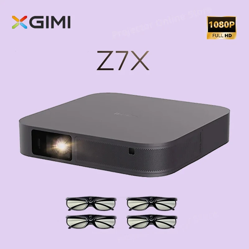 XGIMI ポータブルプロジェクター 本体 Fhd XGIMI-Z7X pミニポータブルプロジェクター,3Dホームシアター,wifi