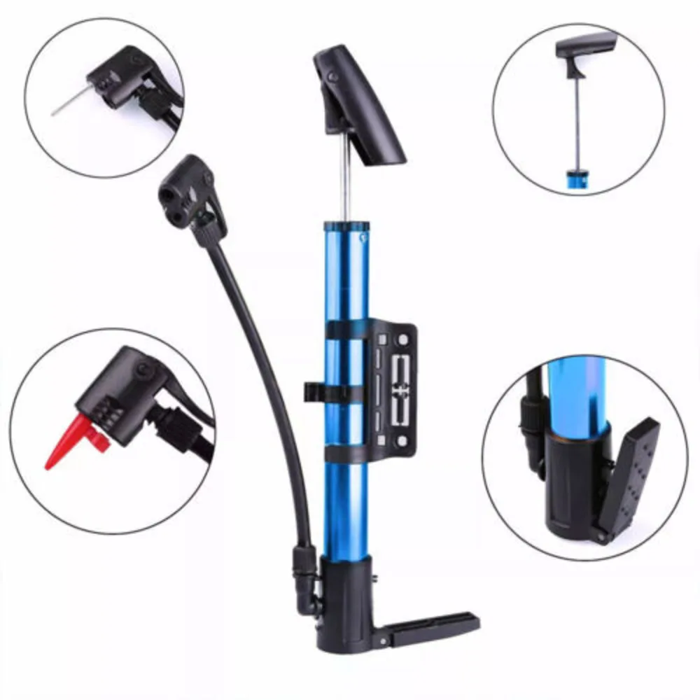 Mini Bicycle Portable Bike Tyre Iator Hand Pump Schrader Presta Vae UK