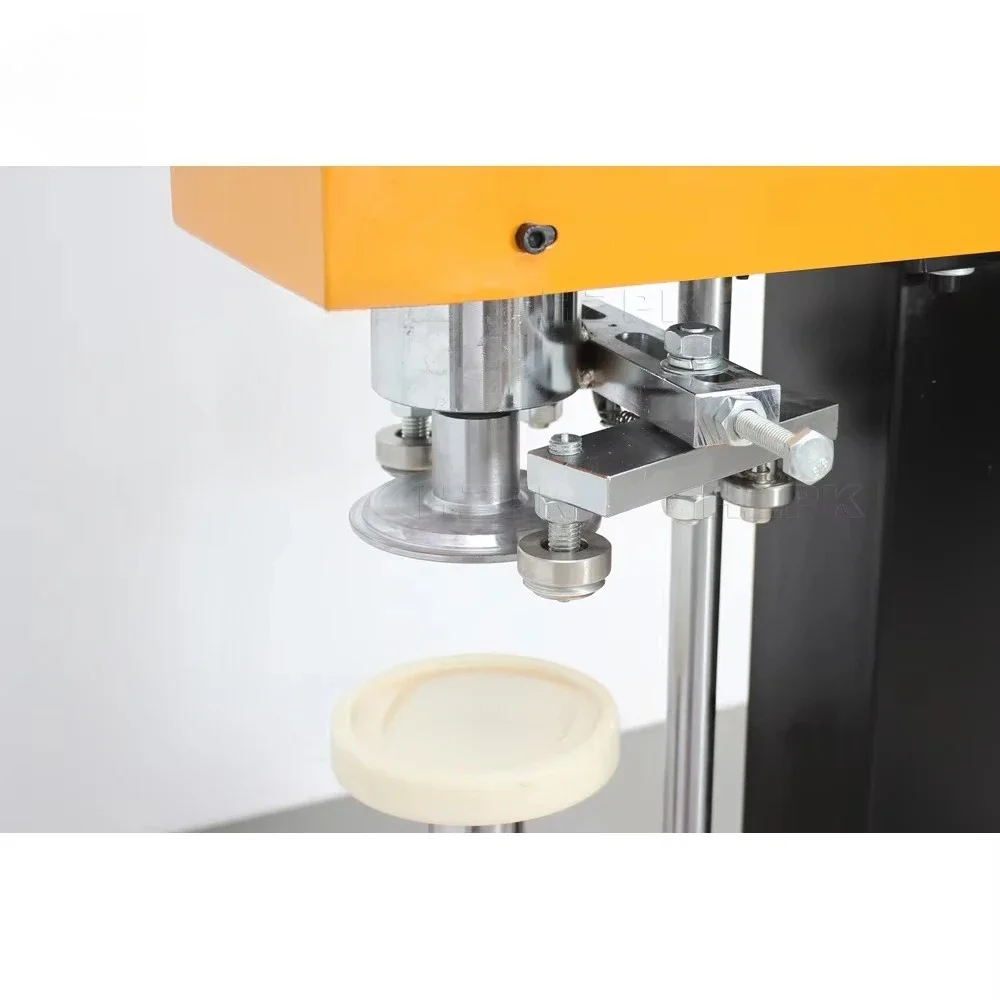HZPK TCS-160 Jar Sealing Machine Electric Food Metal Can Sealer PET Plastic Jar Sealing Machine Semi Automatic