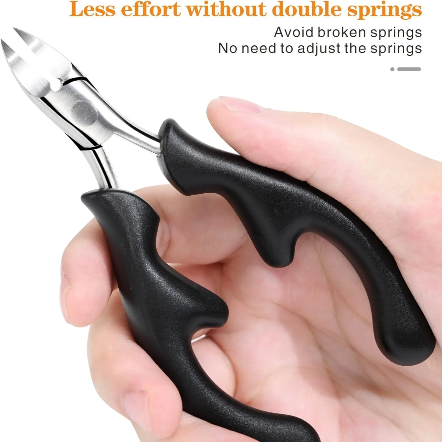 Najlepiej polecać wysokiej jakości zakrzywione obcinaczki do paznokci ze stali nierdzewnej dla starszych mężczyzn - idealne precyzyjne narzędzie do pielęgnacji wrastających paznokci