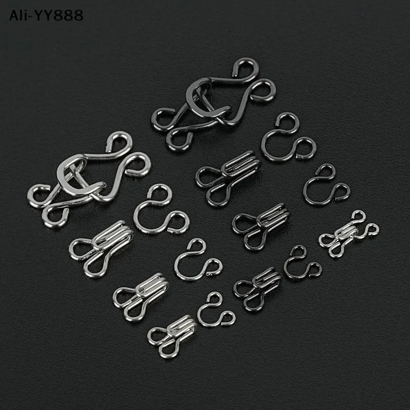 【YY88】10 Pairs Metal Invisible Garment Hook Jeans Pants Skirts Adjust Clasp Decoration Buttons DIY Sewing Crafts Accessories