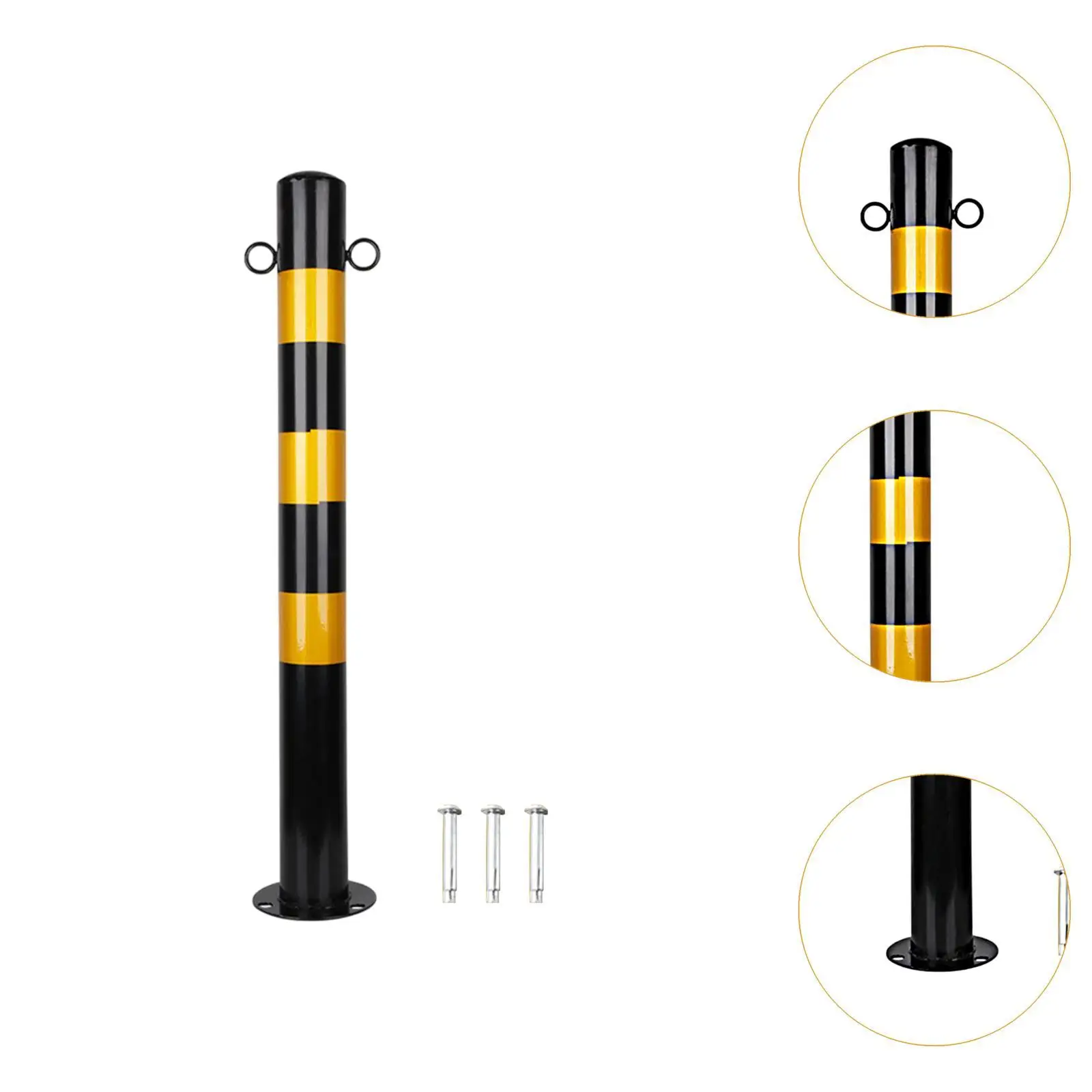 안전 볼라드 보호대, 75cm H 주차 장벽, 보도 교통 민감 지역, 거리 차선 슈퍼마켓용 액세서리