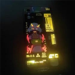 Lichtgevende LED Flash Case voor Samsung S22 Ultra S21 Note20 Ultra S20FE S23 S24 S25 Plus A52 A32 Anime Selfie Licht Glas Coques