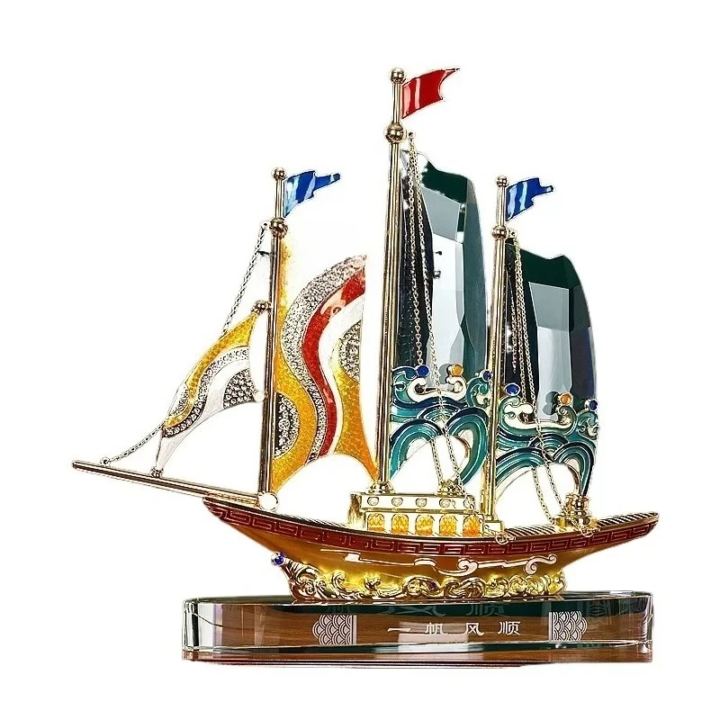 

TQH sailing ornament company opening gift high-end office decoration handicrafts housewarming gift