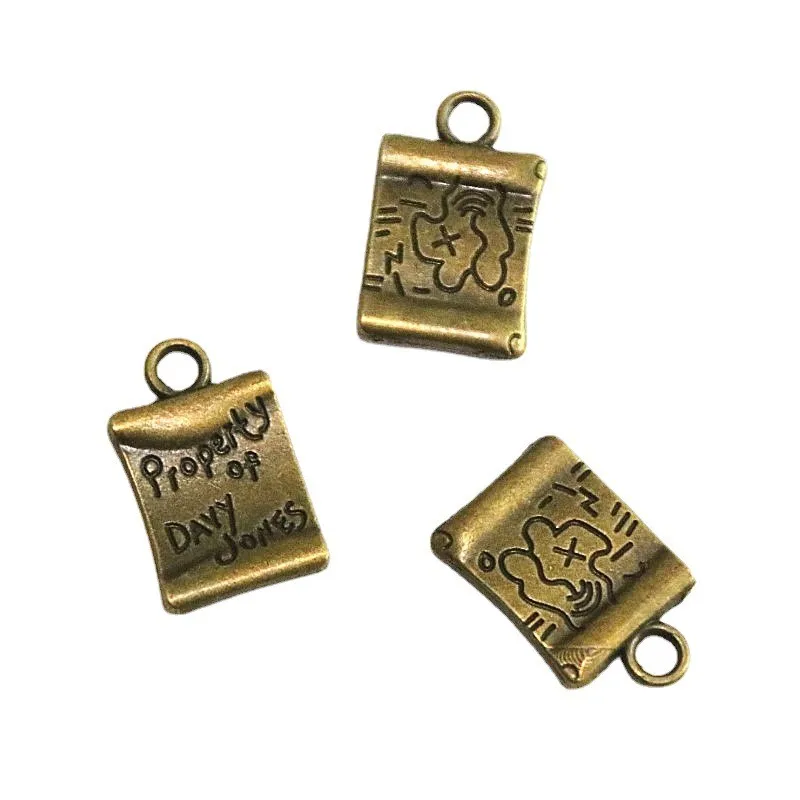 40Pcs Word Plate Charms 19.5*12MM Antique Bronze Color Pendant DIY Handmade Jewelry Accessories