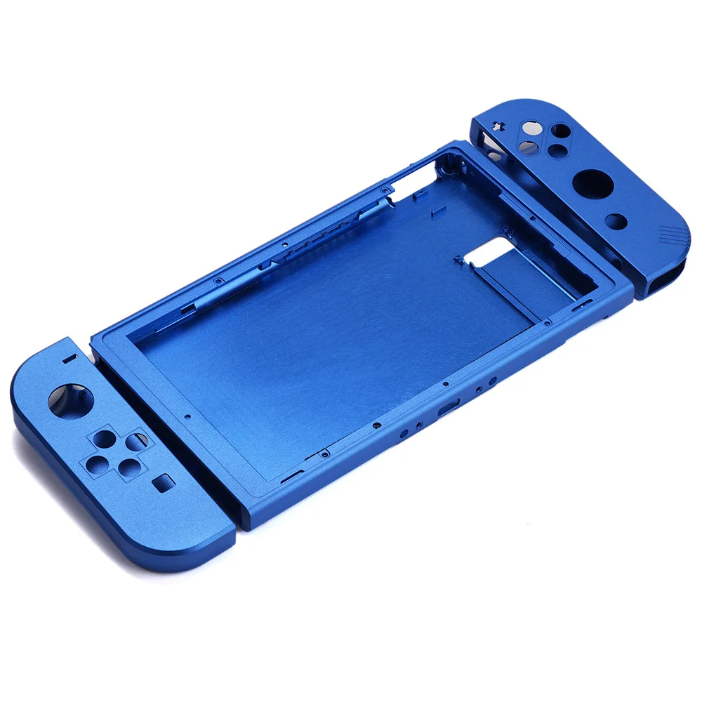 Metal Shell Cover for Switch Aluminum Alloy Replacement Back Plate Joy Con Housing Shell Cover for NS