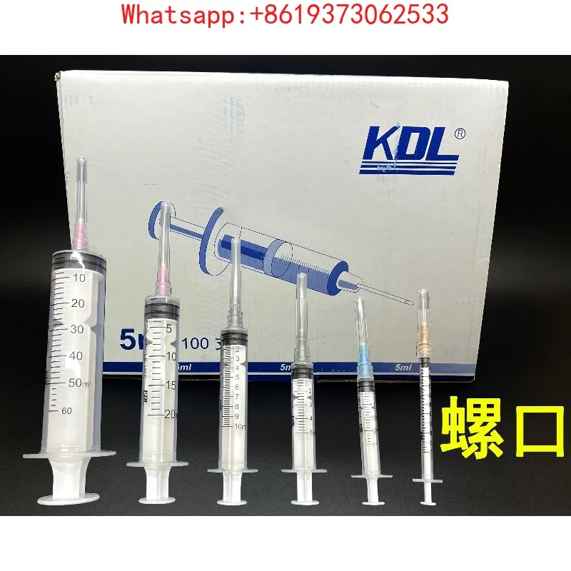 

Disposable Screw-on Syringe 1ml/2/5/10/20/50ml Screw-on Syringe