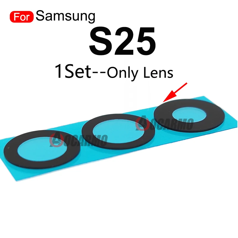 Rear Camera Lens Back Lens Frame Lens Ring Red Blue For Samsung Galaxy S25 Replacement Part