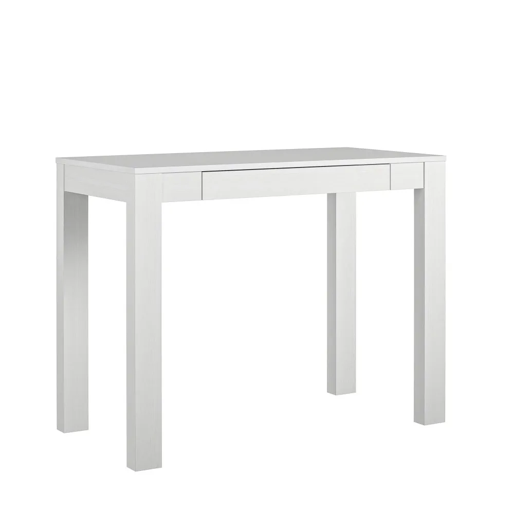 2023 New Mainstays Parsons Computer Desk, White