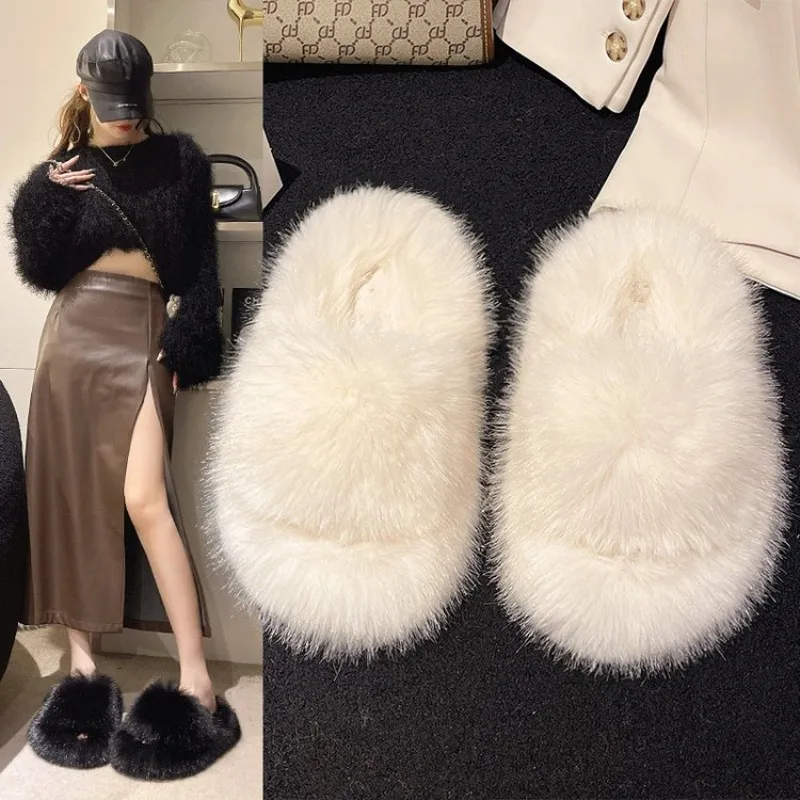 chinelos-femininos-de-luxo-com-pelucia-longa-e-macia-chinelos-concisos-para-quarto-chinelos-de-salto-baixo-com-pelo-calcados-de-bico-redondo