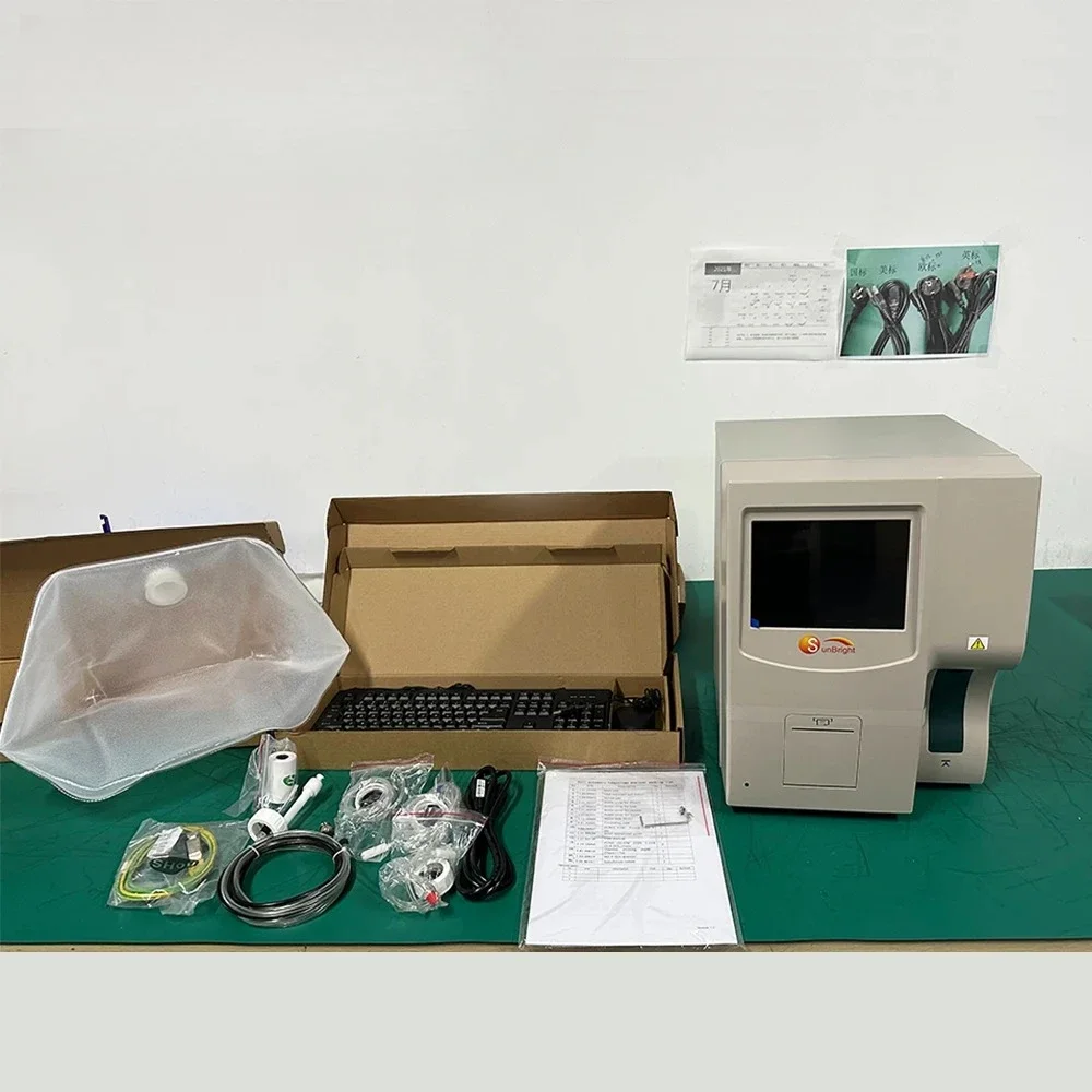 Touchscreen Veterinary Auto Hematology Analyzer Pet Animals Veterinary Biochemistry Analyzer