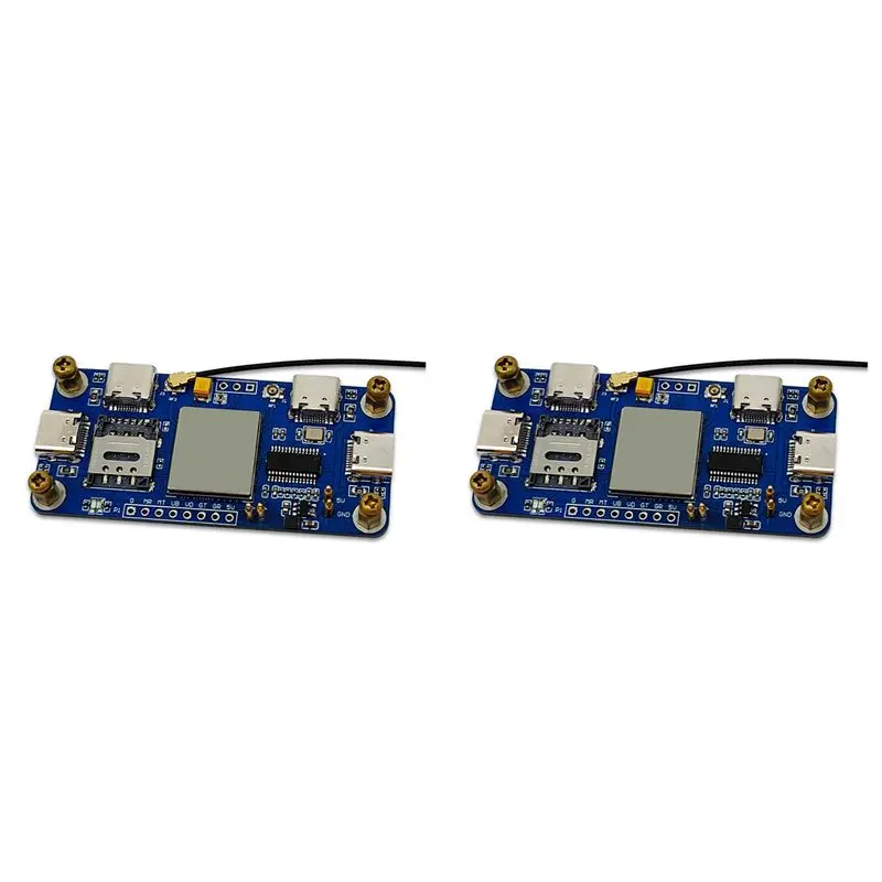 Exquisite-2X 4G HUB Expansion Board Air780e Networking Module 4G CAT1 LTE Ethernet Module For Raspberry Pi Zero Dedicated