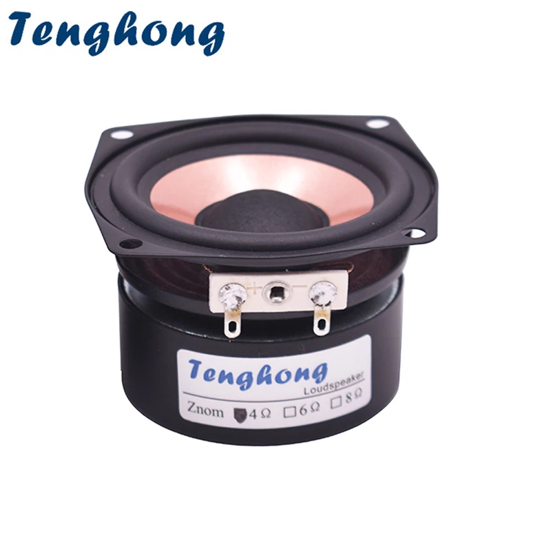 

Tenghong 1PCS 4 Ohm 8 Ohm 2.5 Inch Power Full Frequency Speaker AS-25QF01 HIFI High Sensitivity Home Audio Amplifier Speaker 20W