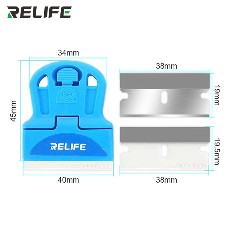 RL-023A Ceramic Glue Removal Knife Is Suitable For Cutting Polarizer To Remove OCA Dry Glue Frame Glue Separation And Pry Screen