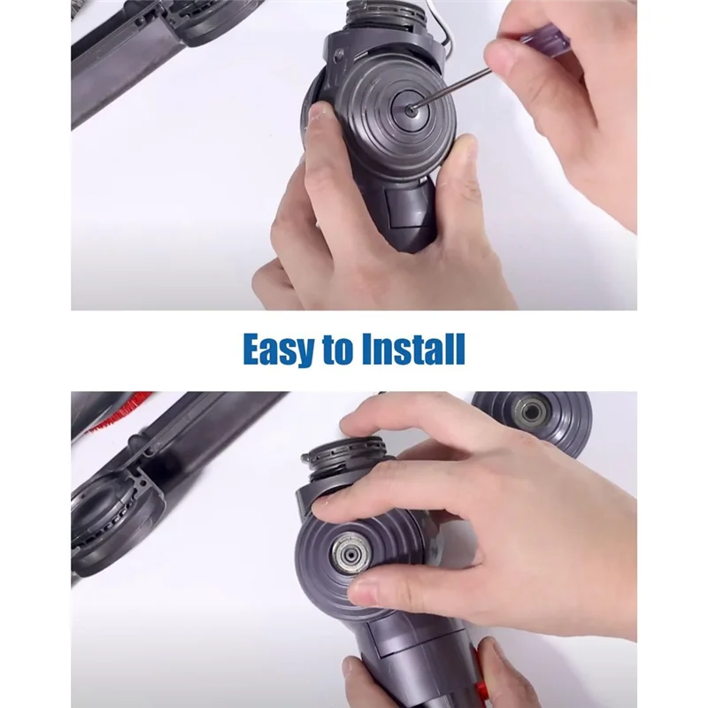 ABZA-v-rodas de bola y tapa de extremo de varilla de cepillo, cabezal limpiador antienredos, auriculares para aspiradora Dyson V10 V11 V15 G5 de 100W de alto par