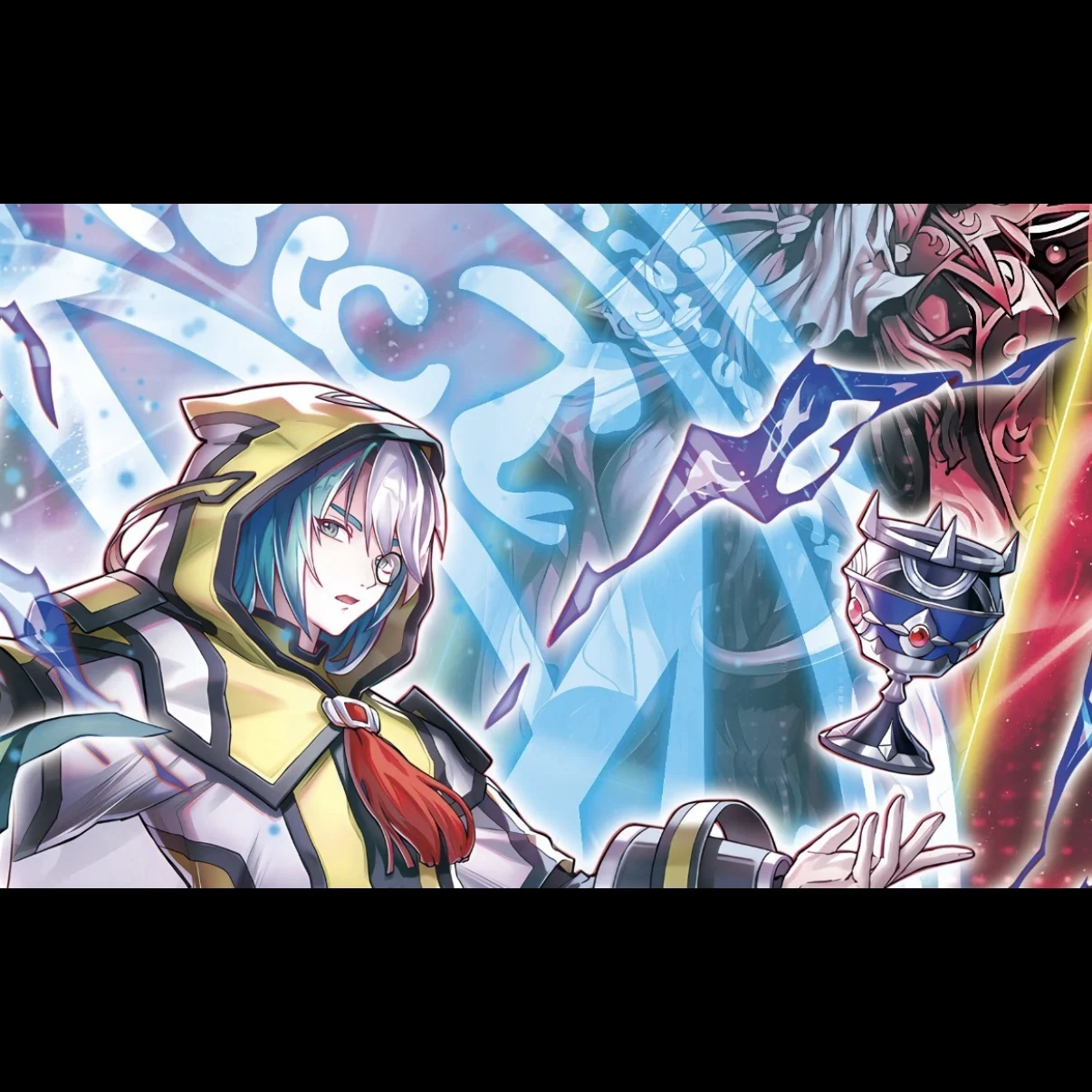 600x350mm Yu-Gi-Oh! Aleister The Invoker Single Duel Disk Flash Craft Playmat 1.5mmNoSeamEdge Rubber Board Game Card Mat Toys view 3