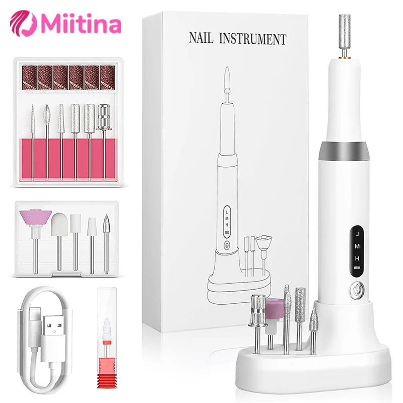 

Electric 65w Pen Shaped 35000RPM Electric Pen Nail Drill Portable Nail Efile Polishing Dead Skin Removal Art Machine Care