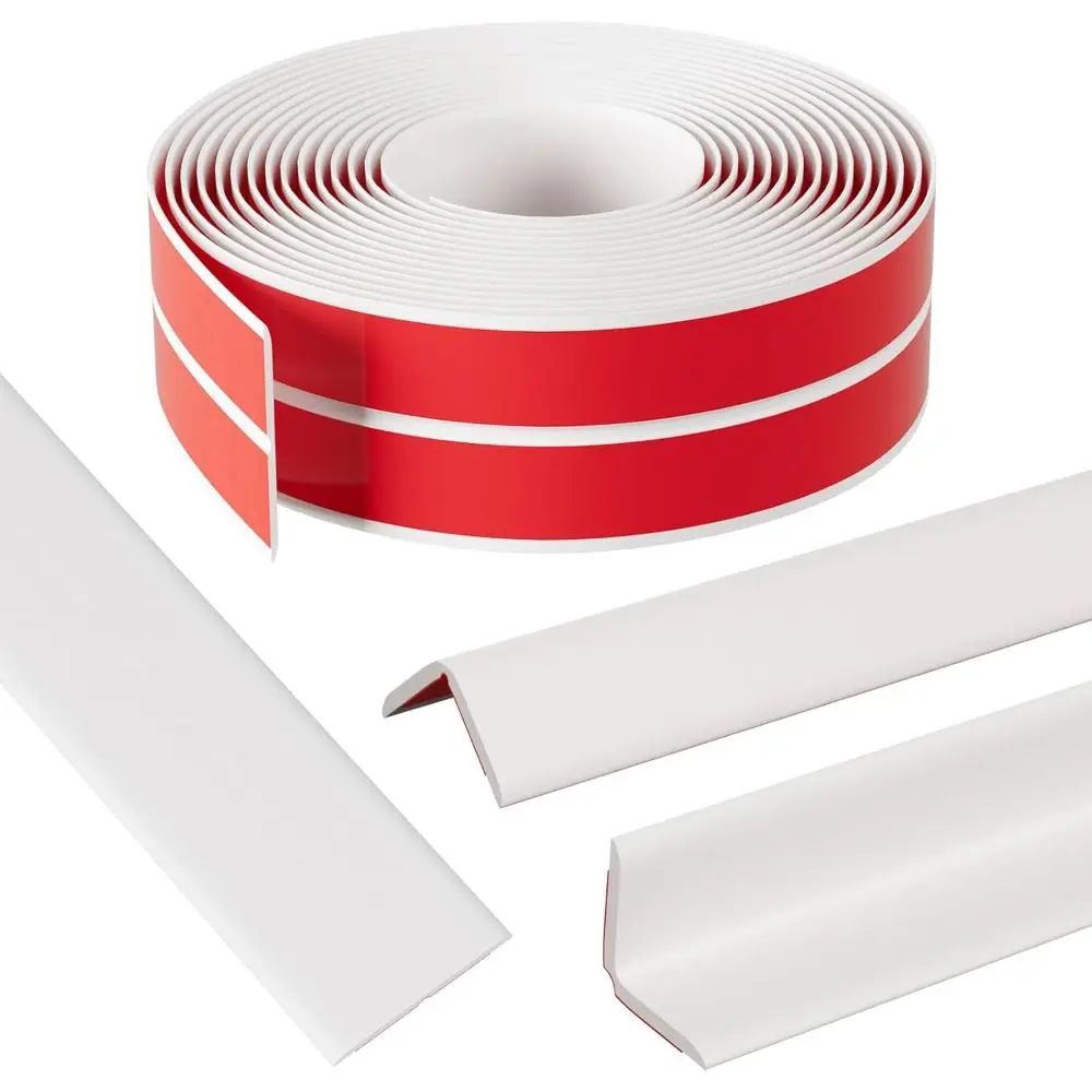 

High Quality Self Adhesive Wall Corner Protector Flexible 3m Corner Moulding Trim Peel and Stick Caulk Strip Inside Outside