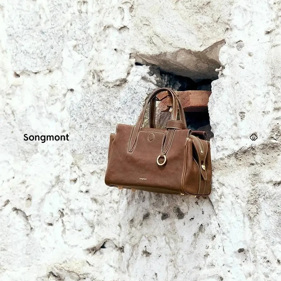 

Songmont Luxury Commuter Bag for Women - Premium PU Leather Tote, Convertible Handheld/Crossbody Office Bag