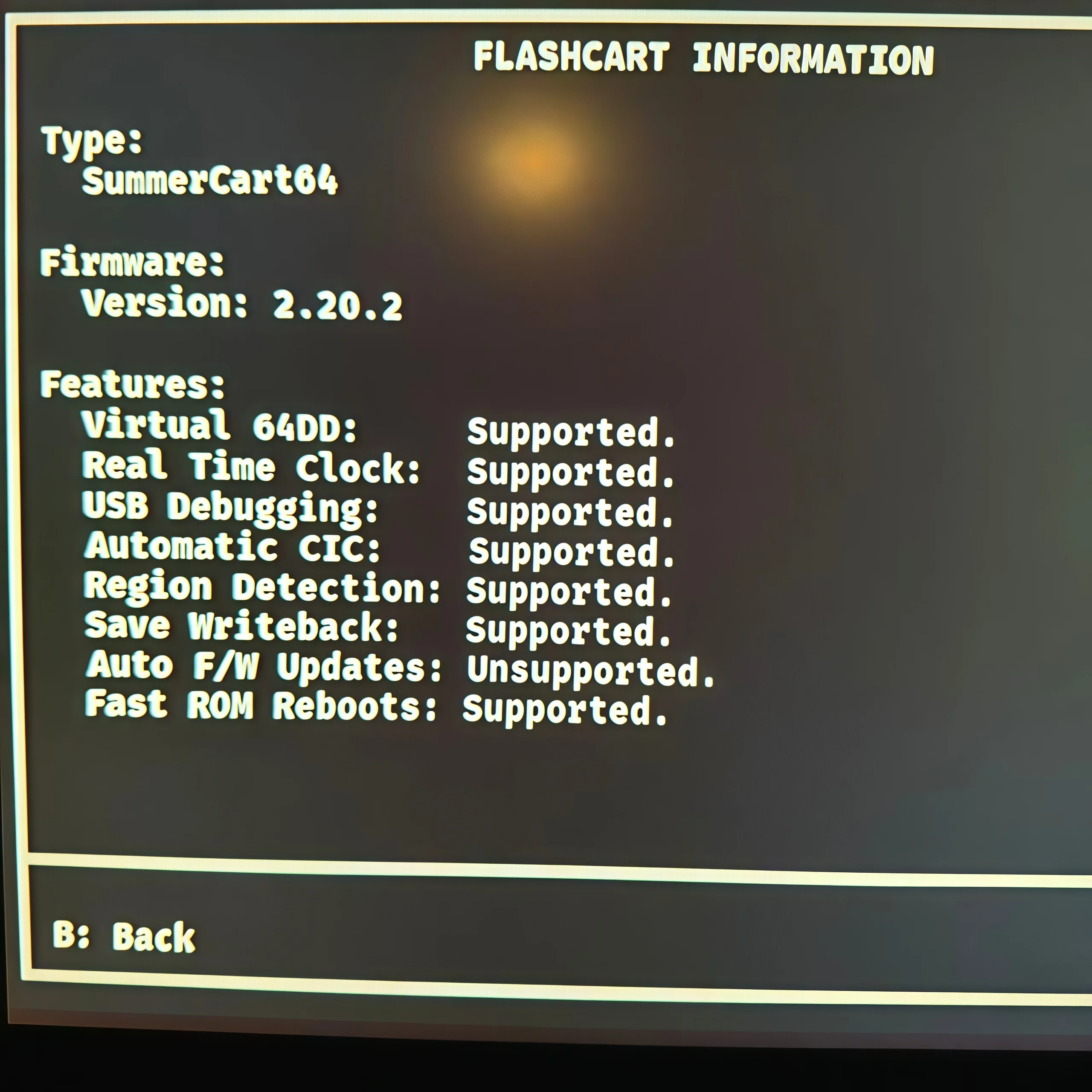 SC64 Flash Cart SummerCart64 Open Source Game Card 64 Videospielkonsole Modularer Chip