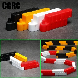 10pcs Remote Control Car Drift Race Road Barrier Traffic Fence for 1/10 1/14 1/16 1/18 RC Car HSP Tamiya HPI Kyosho DIY Part