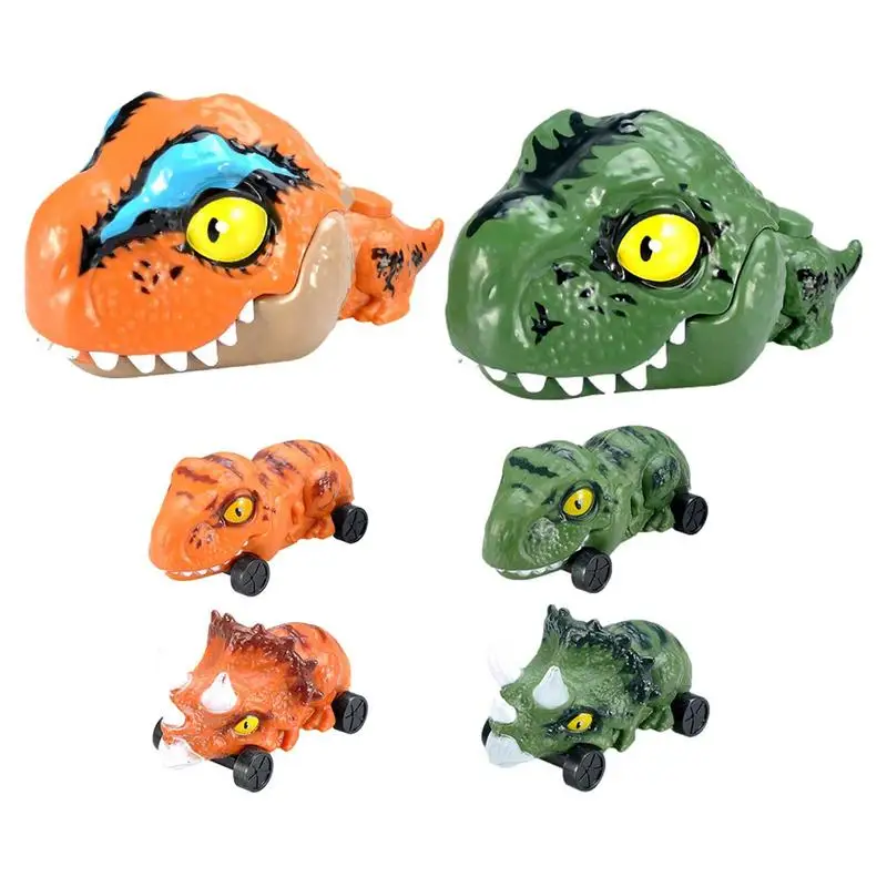 

Dinosaur Pull Back Car Inertial Car Toy Cute Inertia Vehicle Toy Press Catapult Dinosaur Interactive Kids Inertia Cars For Boy