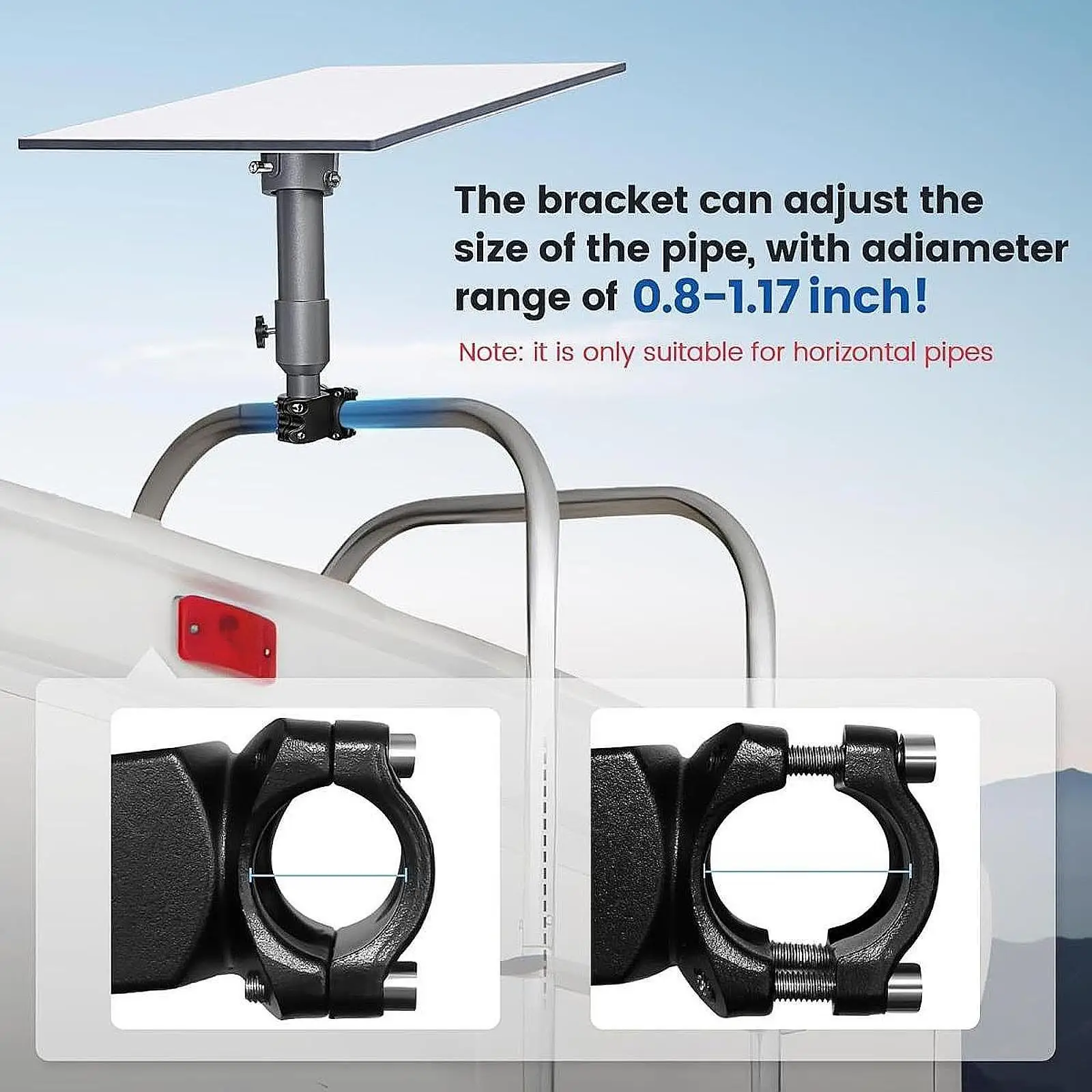 

Roof Mount Kit Easy to Install Accessories High Reliability Aluminum Alloy