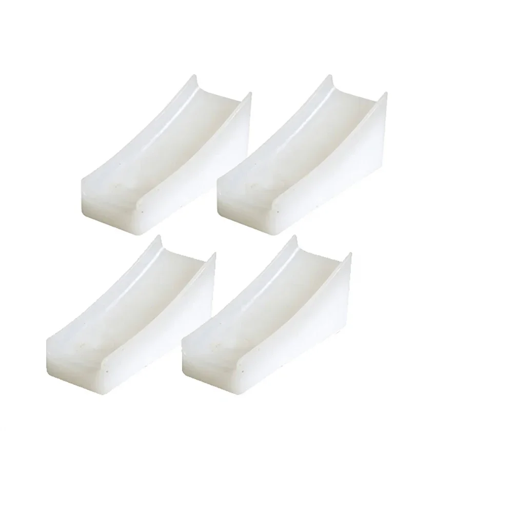 2Pcs Rubber Furniture Foot Pads U-Shaped Pipe Table Leg Covers Chair Pads Anti Slip  Clamps Floor Protection Covers Pipe Caps