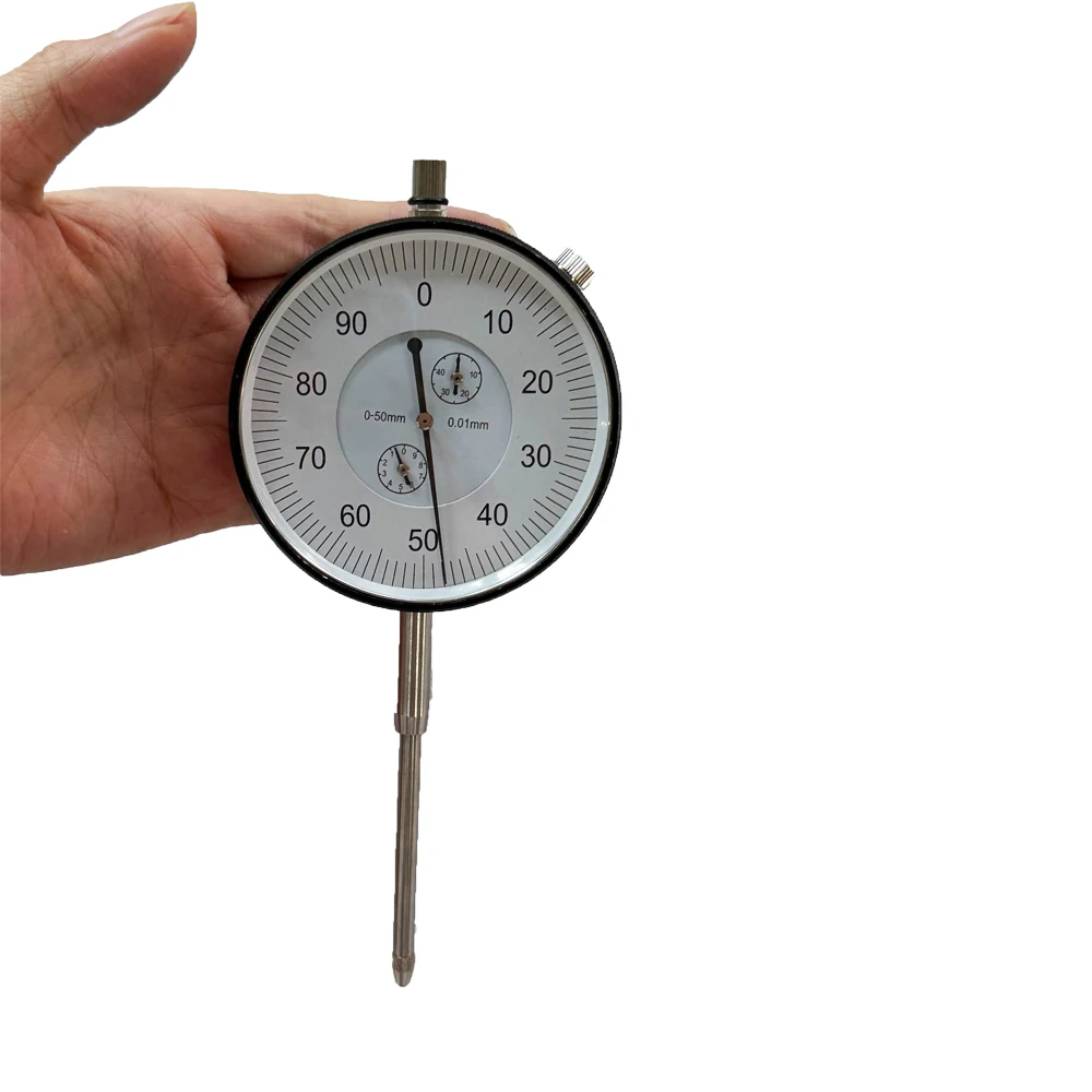 0-100mm/0-50mm 0.01mm Large Dial Indicator White Dial 0-100mm/0-50mm Reading large size indicator level gauge measuring tools