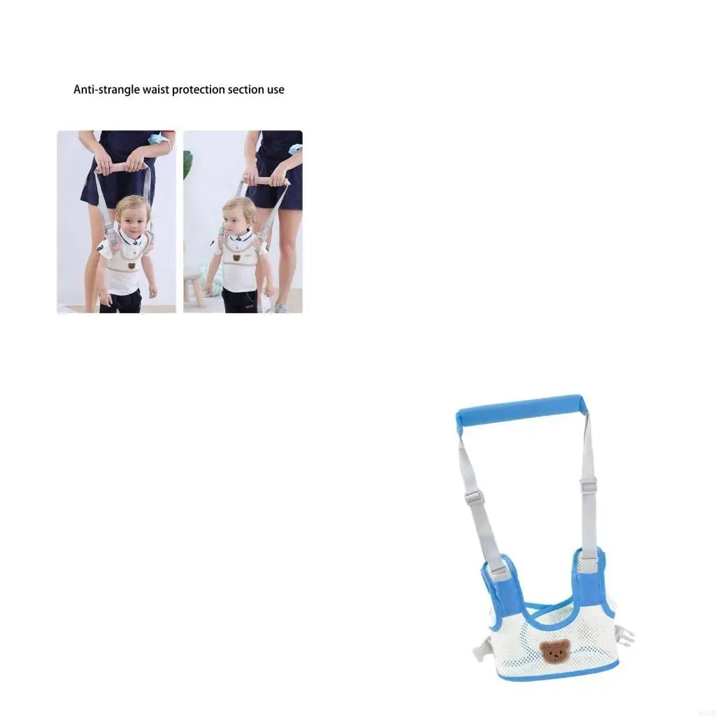 

Помощник по ходьбе для малышей Ремень безопасности для ребенка с регулируемой функцией из мягкой ткани для безопасного активного