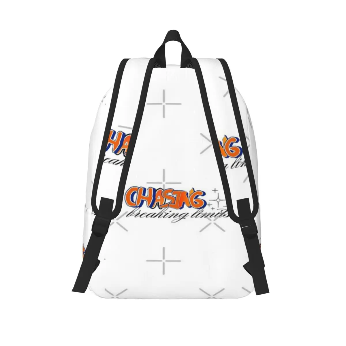 Chasing Dreams Breaking Limits Simple and Stylish Backpack Canvas Backpack Bag