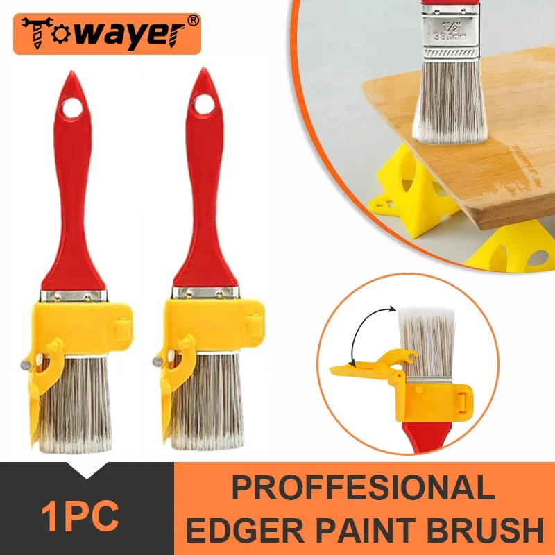 Edger Paint Brush Proffesional Clean Cut Tool Multifunctional Paint Edger Rollers Brush Wall Painting Tool For Home Kitchen