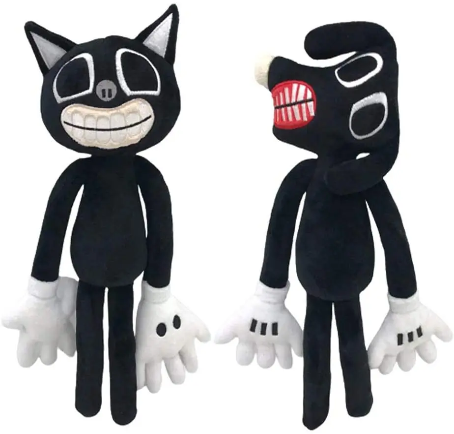 Sirene cabeça de brinquedo de pelúcia boneca kawaii dos desenhos animados gato cão animal de pelúcia brinquedos monstro recheado boneca decoração para crianças presente aniversário