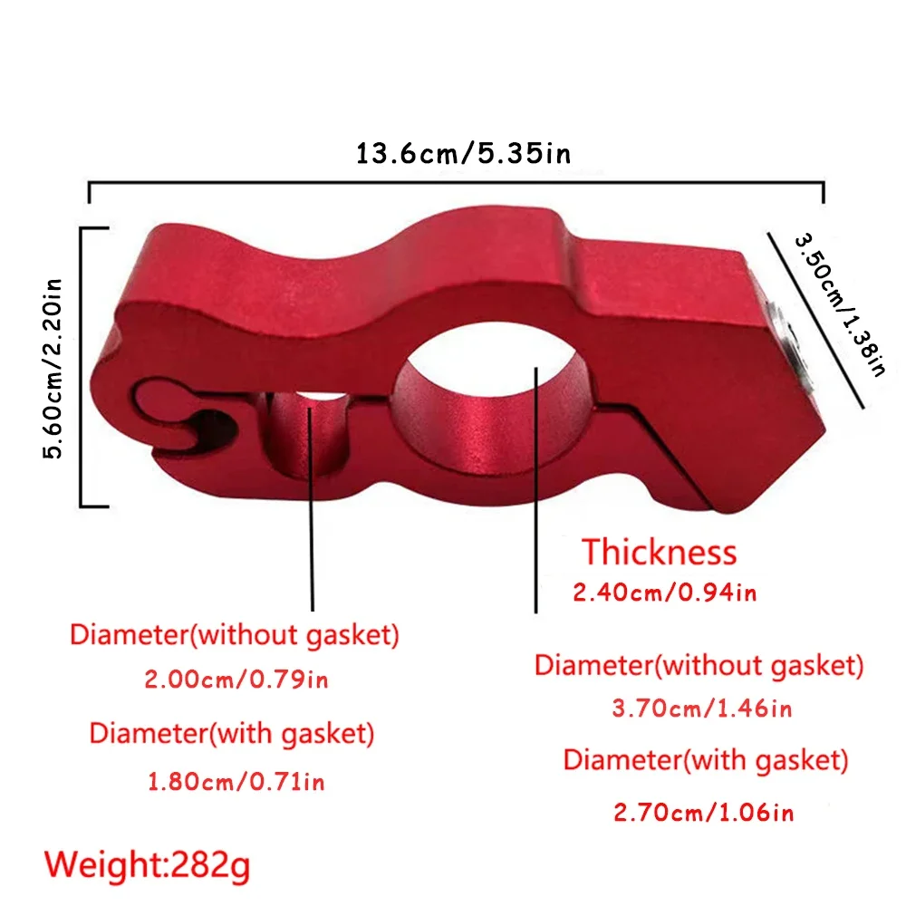 2 Keys Motorcycle Handlebar Lock Anti-theft Lock Motorcycle Electric Vehicle Aluminum Alloy Lock Solid Imitating Steal Locks image 2