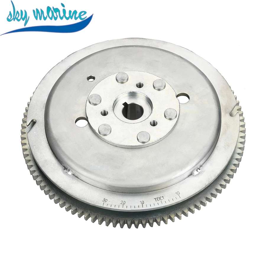 688-85550-00 Electrical Flywheel Rotor For Yamaha Boat Engine 2T 75HP 85HP 90HP Parsun T85-05000400W 688-85550 Engine Parts