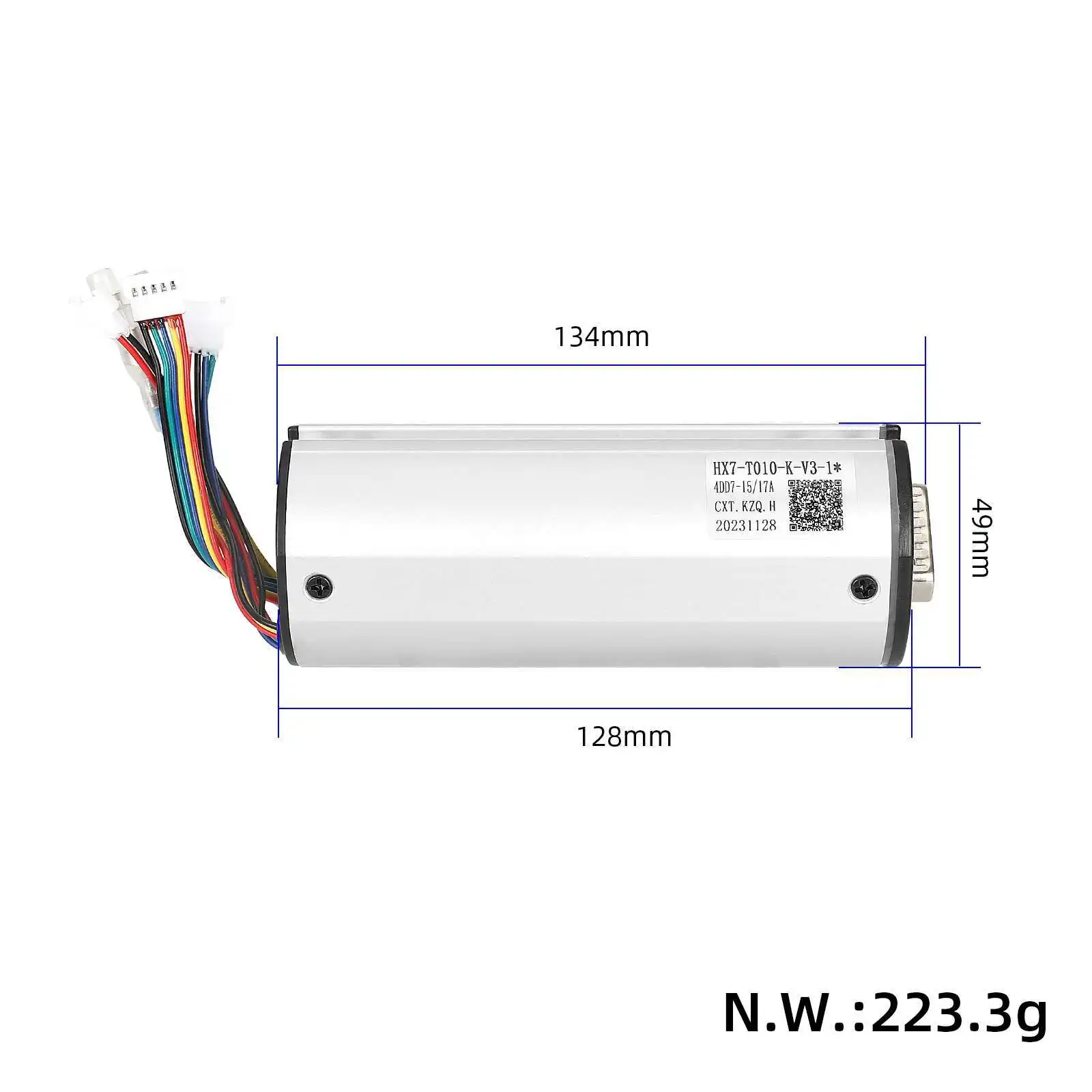 Electric Scooter Controller Aluminium Alloy 36V Motor Controller Compatible for HX X7 Electric Scooter