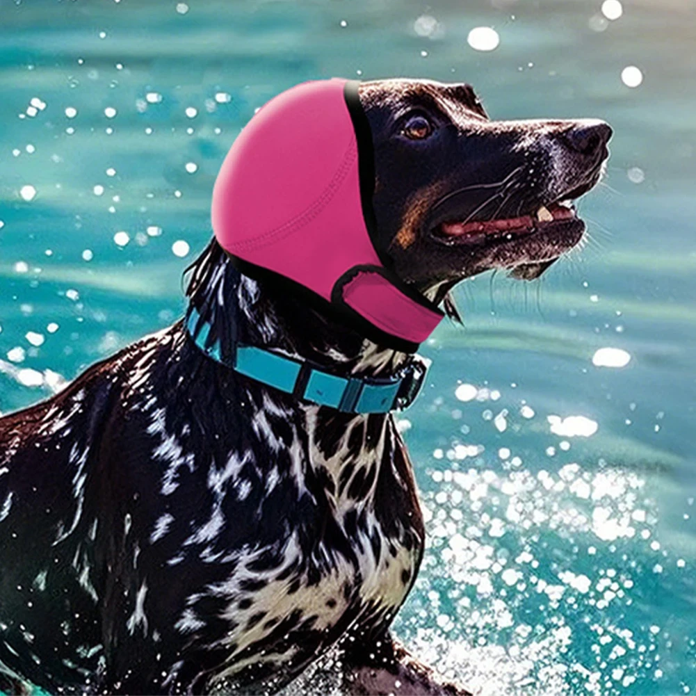 Lovely Pet Waterproof Swimming Earmuffs Turban Dog Ears Cover Head Wrap for Dogs Earmuffs Puppy Soothing Emotions - Image 4